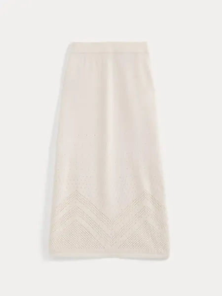 Lace Knit Maxi Skirt